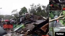 Irin Barnar Da Guguwar Roanu Ta Yi a Bangladesh
