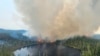 In this image released by the Ontario Ministry of Natural Resources and Forestry, the Chapleau 3 wildfire burns near the township of Chapleau, Ontario, on June 4, 2023