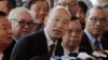 台湾高雄市长韩国瑜2019年3月22日在香港对媒体讲话。