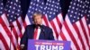 El candidato presidencial publicano y ex presidente de Estados Unidos, Donald Trump, habla durante un mitin de campaña en el Forum River Center en Rome, Georgia, Estados Unidos, el 9 de marzo de 2024.
