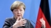 German Chancellor Angela Merkel at the chancellery in Berlin, Jan. 29, 2016.