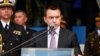 El presidente de Ecuador, Daniel Noboa, habla durante una ceremonia de entrega de equipos a la Policía Nacional, en medio de la actual ola de violencia en todo el país, en Quito, Ecuador, el 22 de enero de 2024.