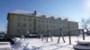 Former military barracks currently used to house asylum seekers are seen in Schwaebisch Gmuend, Germany, Jan. 18, 2016. (H. Ridgwell/VOA)