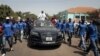 Serifo Nhamadjo, presidente interino da Guiné-Bissau, em campanha em Março passado